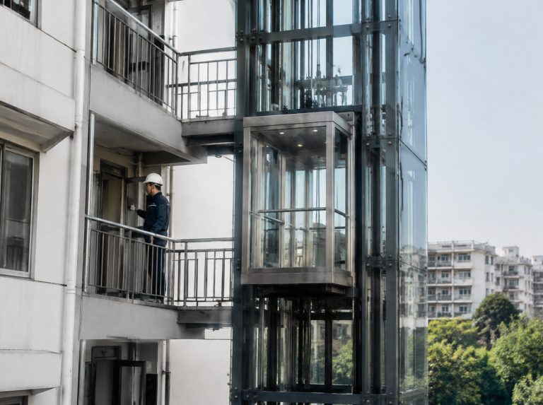马鞍山旧楼加建观光电梯
